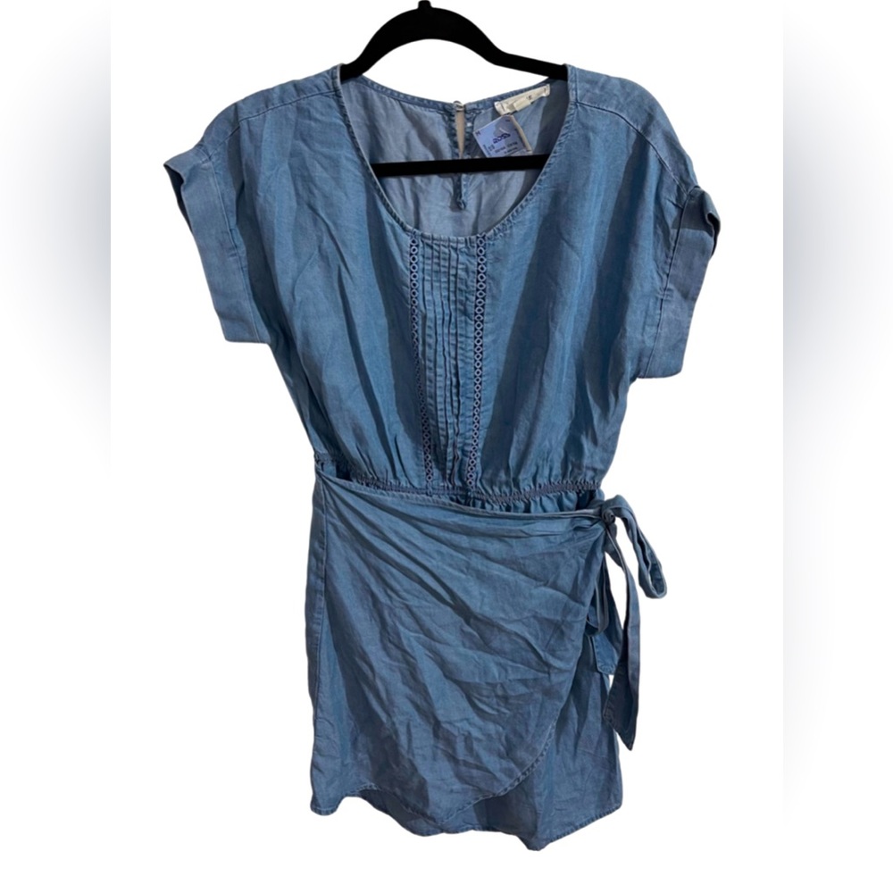 Women’s wrap jeans dress
